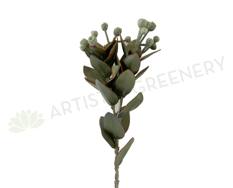 LEA0093 Artificial Tetragona Nut Spray 57cm Green | ARTISTIC GREENERY