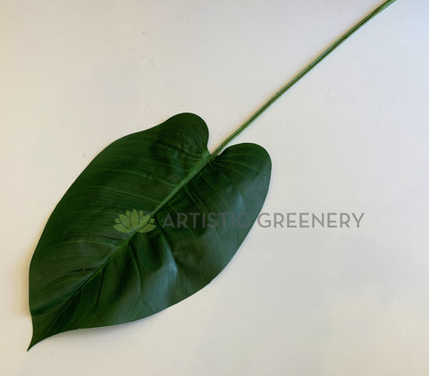 large leaf philodendron artificial LEA0098 Artificial Philodendron Single Leaf (Real Touch) 104cm