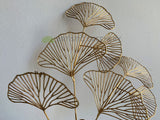 LEA0110 Artificial Gold Shell Leaves 74cm | ARTISTIC GREENERY