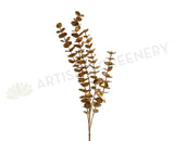 LEA0111 Artificial Gold Eucalyptus Spray 83cm | ARTISTIC GREENERY