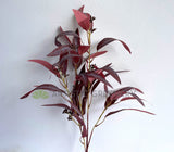 LEA0113PUR Artificial Seeded Gum Leaves 88cm Purple | ARTISTIC GREENERY