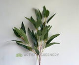 LEA0103 Artificial Seeded Gum Leaves 88cm | ARTISTIC GREENERY