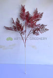 LEA0114 Faux Red Maidenhair Fern Spray 103cm | ARTISTIC GREENERY