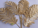 LEA0122 Gold Phoenix Feather 69cm