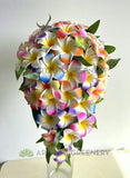 Teardrop Bouquet - Rainbow Colour Frangipani - Maigen D