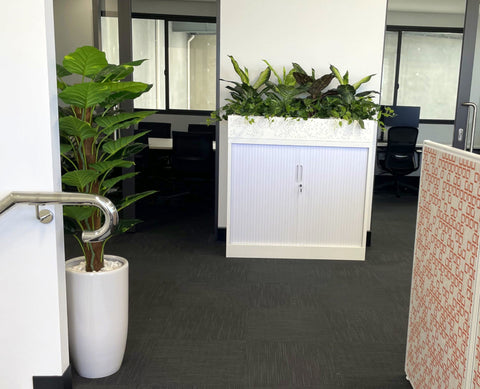 Metso Outotect (Bayswater) - Artificial Plants for Tambour Units & Potted Plant | ARTISTIC GREENERY