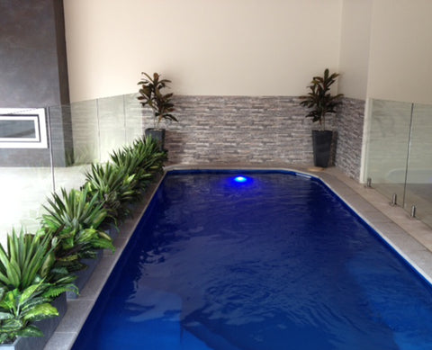 Home Interior Design and Installation - Indoor Pool Area - Artificial Plants