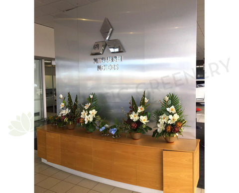 Mitsubishi Paceway - Floral Arrangements for Showroom