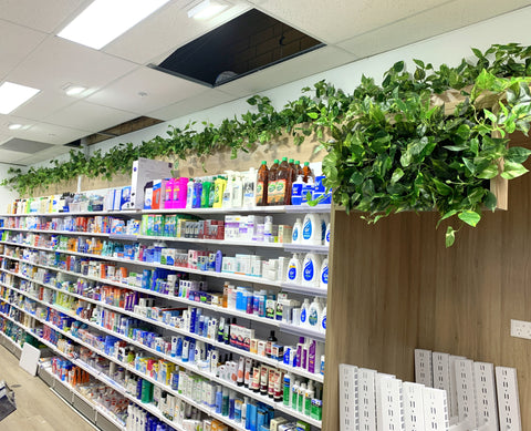 Optimal Pharmacy (Geraldton) - Hanging Artificial Greenery