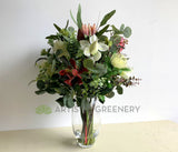 FA1114 - Artificial Bespoke Australian Natives & Magnolia Floral Arrangement (70cm Height) REF: Renee T | ARTISTIC GREENERY