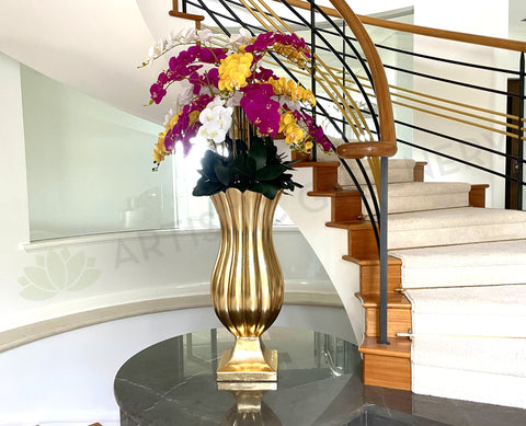 Home Installation (Under the Staircase) - Orchid Floral Arrangement - Rosh