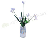 SP0071 Small White Flower Bush 42cm