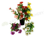 SP0079NEW Gerbera Daisy Bunch 41cm 5 Colours - CLEARANCE