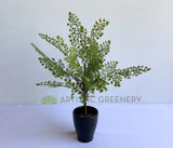 SP0114 NEW Artificial Maidenhair Fern Leave Bunch Green 35cm Real Touch | ARTISTIC GREENERY