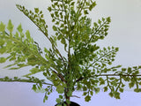 SP0114 NEW Artificial Maidenhair Fern Leave Bunch Green 35cm Real Touch | ARTISTIC GREENERY