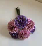 Purple - SP0164 Silk Carnation Bunch 22cm (Available in 7 Styles) | ARTISTIC GREENERY AUSTRALIA