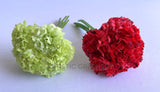 SP0164 Silk Carnation Bunch 22cm (Available in 9 Styles) | ARTISTIC GREENERY 