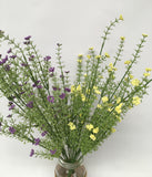 SP0191 Flowering Greenery Bunch 50cm 4 Colours