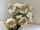 Peony Bunch with Gold Fillers (Product code: SP0193)
