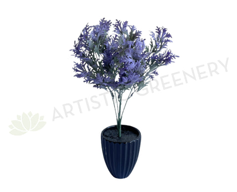 SP0200 Faux Dusty Miller Plant 30cm Purple | ARTISTIC GREENERY WA