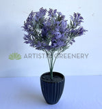 SP0200 Faux Dusty Miller Plant 30cm Purple | ARTISTIC GREENERY WA
