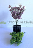 SP0219 Artificial Greenery Pick 30cm Green / Pink | ARTISTIC GREENERY PERTH LEADING ARTIFICIAL PLANTS SUPPLIER
