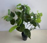 SP0234L Faux Jade Pothos Plant 37cm Green (Larger Foliage) | ARTISTIC GREENERY