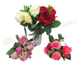 SP0241 Deluxe Rose Bunch 27cm 4 Colours