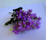 Purple - SP0244N Silk Small Cosmos Bunch 30cm 6 Colours | ARTISTIC GREENERY