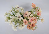 SP0244 Small Cosmos Bunch 31cm Light Pink / White