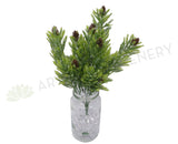 SP0251 Pine Bunch with Pine Cones 31cm Green