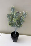 SP0251 Pine Bunch with Pine Cones 31cm Green