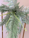 Grey Green - SP0270 Large Fern Bunch (new colour) 70cm long (upright 36cm) 