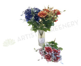 SP0274 Metallic Rose Bunch 53cm 3 Styles