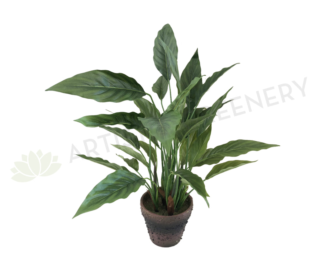 SP0275 Artificial Potted Plant Spathiphyllum / Peace Lily Artistic