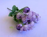 Lilac - SP0282N Silk Small Ranunculus 29cm (Pastel Colours) 6 Colours | ARTISTIC GREENERY