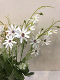 SP0284 Small Daisy Bunch 37cm Light Pink / White