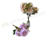 SP0287 Peony & Ranunculus Bouquet 53cm Lilac / Pink