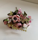 Pink - SP0289N Artificial Small Ranunculus / Buttercup Bunch 30cm 4 Styles | ARTISTIC GREENERY