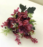 SP0290 Ranunculus Bunch 32cm Burgundy