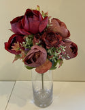 SP0315 Ranunculus Bunch 52cm Burgundy