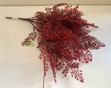 Red - SP0325 Faux Maidenhair Fern Leave Bunch 50cm Brown / Red /  Orange | ARTISTIC GREENERY