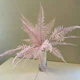 Pink - SP0326 Coloured Fern Bunch 65cm 3 Colours | ARTISTIC GREENERY