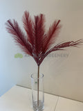 Red - SP0327NEW Coloured Pampas Grass Bunch 77cm 3 Colours | ARTISTIC GREENERY