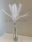 White - SP0327NEW Coloured Pampas Grass Bunch 77cm 3 Colours | ARTISTIC GREENERY