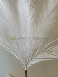 White - SP0327NEW Coloured Pampas Grass Bunch 77cm 3 Colours | ARTISTIC GREENERY