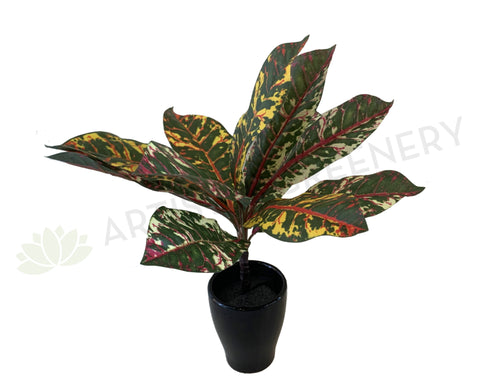 SP0339  Faux Red Croton Plant 33cm Australia Perth Artificial Plants | ARTISTIC GREENERY