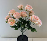 SP0343 Silk Rose Bunch 46cm Pale Pink | ARTISTIC GREENERY