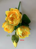 SP0348 Water Lily  / Lotus Flower Bunch 38cm 5 Colours