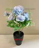 SP0349 Silk Mixed Flower Bunch 29cm 6 Colours | ARTISTIC GREENERY